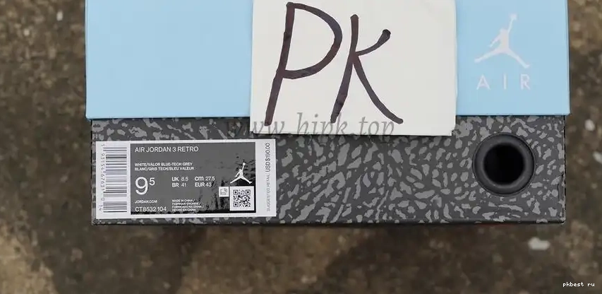 to Ready UNC Materials Ship Retail Retro Jordan 3 PK GOD 0521